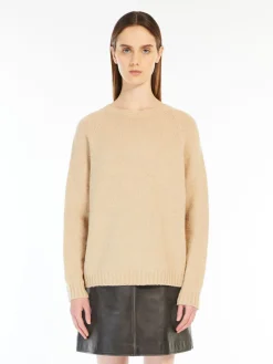 Alpaca and cotton sweater