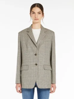 Batavia wool single-breasted blazer
