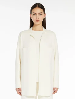 Belted viscose cardigan