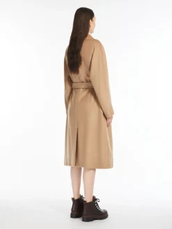 Belted wool coat