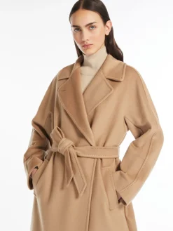 Belted wool coat