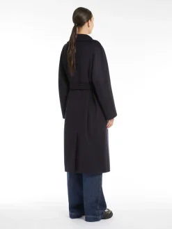 Belted wool coat
