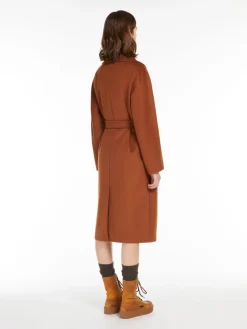 Belted wool coat