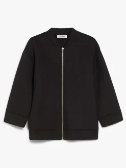 Bomber jacket in scuba jersey