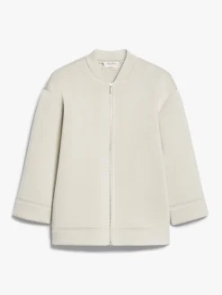 Bomber jacket in scuba jersey
