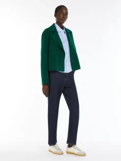 Boxy wool jacket