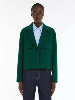 Boxy wool jacket