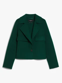 Boxy wool jacket