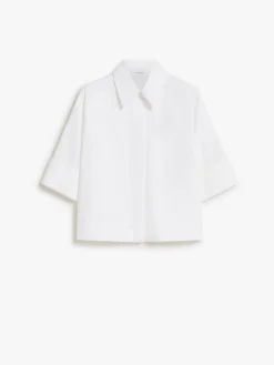 Boxy-fit cotton poplin shirt