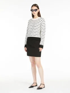 Boxy-fit wool and cashmere sweater