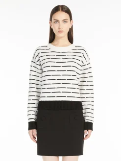 Boxy-fit wool and cashmere sweater