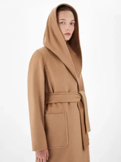 Camel colour robe coat