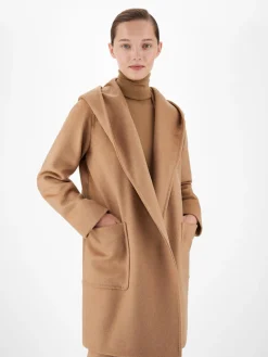 Camel colour robe coat