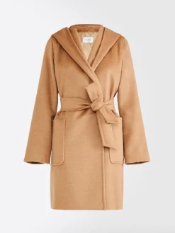 Camel colour robe coat
