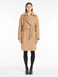 Camel colour robe coat