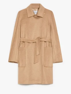 Camel colour robe coat