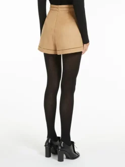 Camel colour shorts
