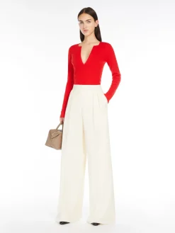 Cashmere and silk jumper