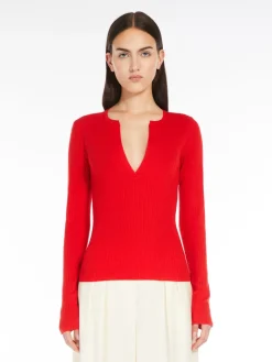Cashmere and silk jumper