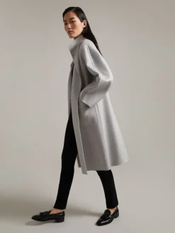 Cashmere cardigan coat