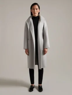 Cashmere cardigan coat