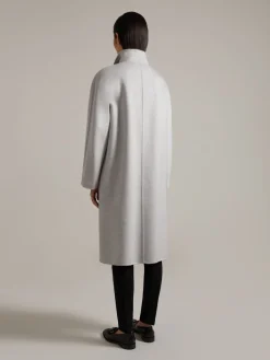 Cashmere cardigan coat