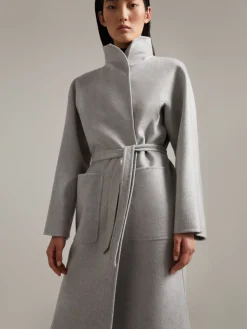 Cashmere cardigan coat