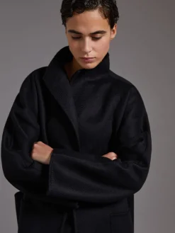 Cashmere cardigan coat