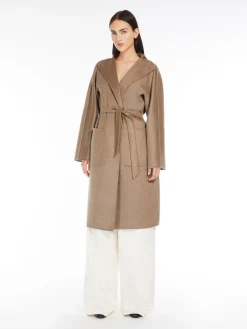 Cashmere cardigan coat