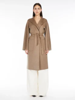 Cashmere cardigan coat