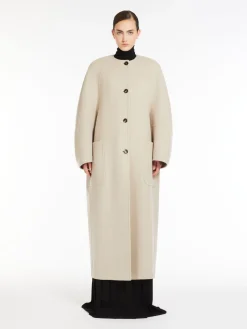 Cashmere cardigan coat