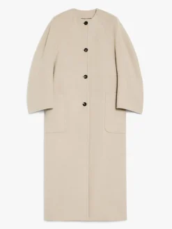 Cashmere cardigan coat
