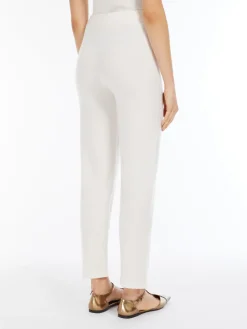 Cashmere knit trousers