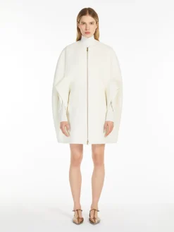 Cashmere mouflon cape