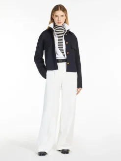 Cashmere polo-neck jumper