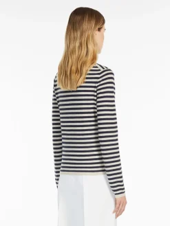 Cashmere polo-neck jumper