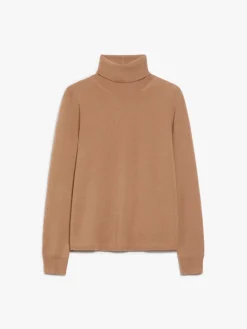 Cashmere polo-neck jumper