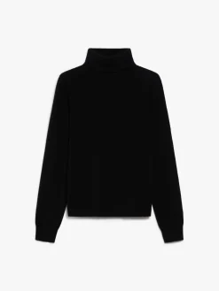 Cashmere polo-neck jumper