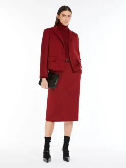 Cashmere polo-neck jumper