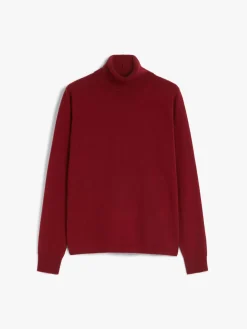 Cashmere polo-neck jumper