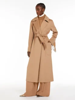 Cashmere robe coat
