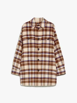 Chequered wool-blend 3-piece jacket
