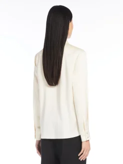 Classic silk satin shirt