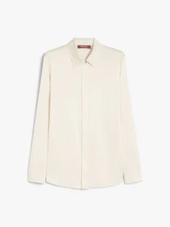 Classic silk satin shirt