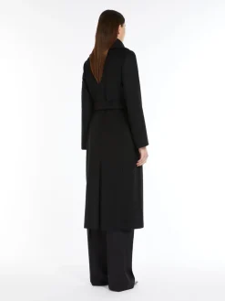 Coat in wool drap