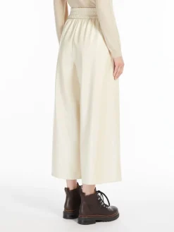 Coated fabric trousers