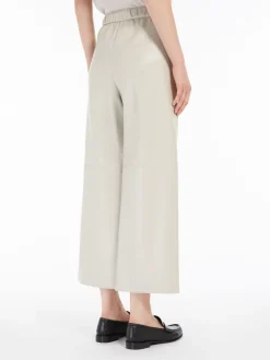 Coated fabric trousers