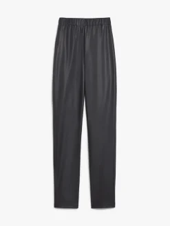 Coated jersey leggings