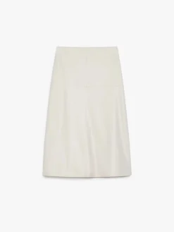 Coated jersey skirt