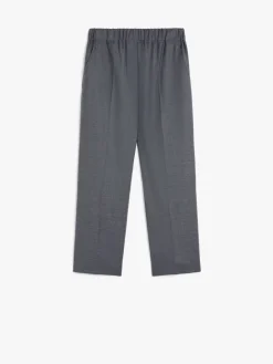 Comfort-fit flannel trousers